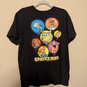 Nickelodeon Men's Black T-shirt